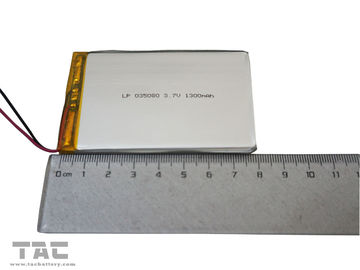 GSP035080 3.7 v 1300mAh 리튬 이온 폴리머전지 휴대 전화, 노트북 PC에 대 한