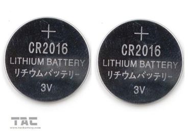 장난감, LED 빛, PDA의 시계를 위한 CR2016A 3.0V Li Mn 리튬 동전 세포 건전지 75mA