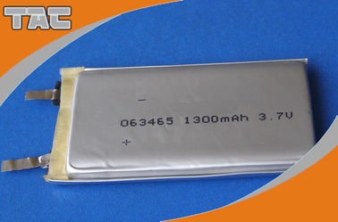 GSP063465 3.7 v 1300mAh 고용량 폴리머 리튬 이온 배터리 셀