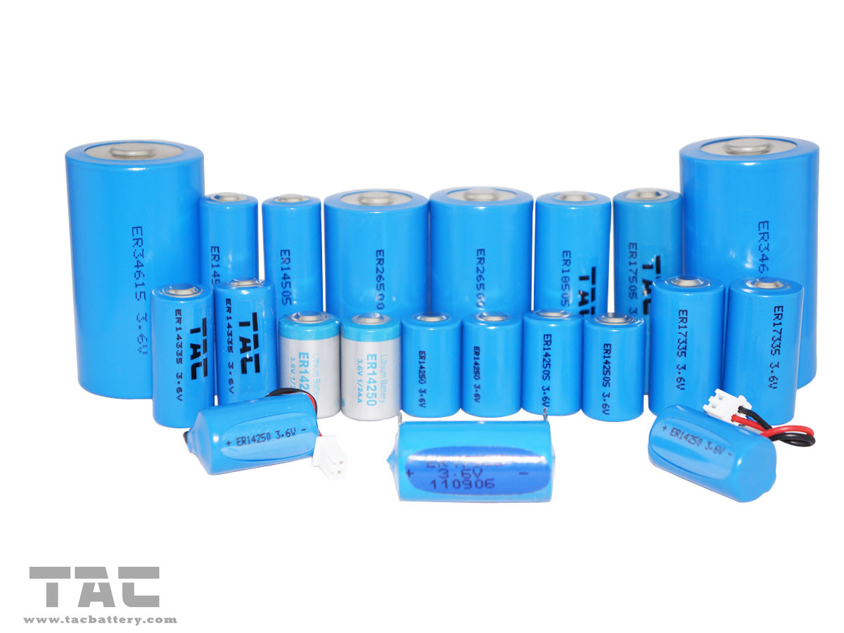 네티즌 LiSOCl2 전지 ER17335 1800mAh 3.6V 안정적인 전압 Li socl2 리튬 배터리