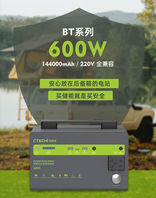 BP600M 야외 가지고 다닐 수 있는 에너지 저장 시스템 577Wh 156000mAh 에너지 축전지