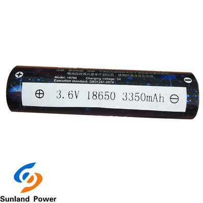 USB 단말기와 OEM 원통 리튬 이온 배터리 ICR18650 3.6V 3350 mah