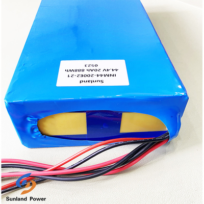 전기적 스쿠터를 위한 평평한 INR21700 12S5P 44.4V 20Ah 리튬 이온 배터리 팩
