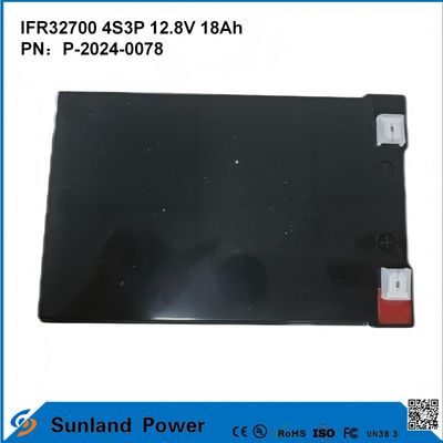 IFR32700 4S3P 12.8V 18Ah 태양광 홍수 조명 높은 밝기 LEDS 정원 태양광 조명 수명po4 배터리