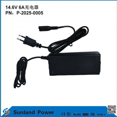 14.6V 6A 충전기, 12.8V/14.4V 리?? 철화수 (LiFePO4) 배터리 충전기와 호환성 전기 도구/전기 효율적인 충전기, 여러 장치와 호환성