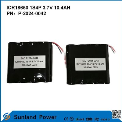 ICR 18650 1S4P 배터리 다재다능하고 높은 용량 리?? 배터리 솔루션,다양한 장치에 대한 긴 배터리 수명 요구 사항을 충족, 낮은 전력 의료 장치에 신뢰할 수있는 에너지를 제공합니다.