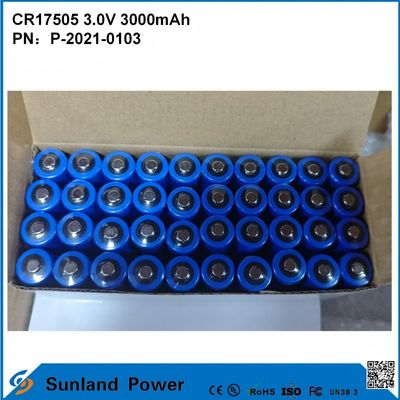 CR17505 3.0V 3000mAh 스마트 기기 의료 장비 운송 및 물류 스마트 가구 높은 용량 안정적인 배열 성능 전압 출력 긴 서비스 수명