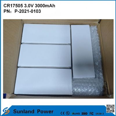 CR17505 3.0V 3000mAh 스마트 기기 의료 장비 운송 및 물류 스마트 가구 높은 용량 안정적인 배열 성능 전압 출력 긴 서비스 수명