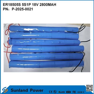 ER18505S 5S1P 18V 2800MAH 고온 내성, 고용량 배터리