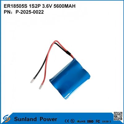 ER18505S 1S2P 3.6V 5600MAH 고온 내성 고용량 배터리