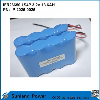 IFR26650 1S4P 3.2V 13.6Ah 배터리 가정 및 상업용 모바일 에너지 저장 고전력 전력 도구 드릴 톱 및 각 밀러