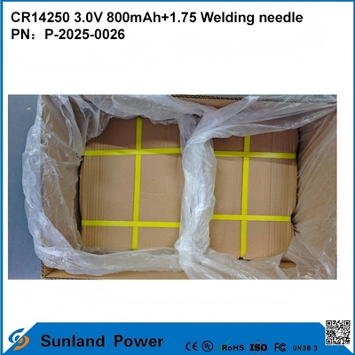 CR14250 3.0V 800mAh +1.75 용접 핀, 스마트 계량기, 수도 계량기, 전기 계량기, 가스 계량기, 메모리 백업, CMOS 메모리, RTC 실시간 시계, 무선 경보 센서 등에 사용 가능