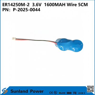ER14250M-2 3.6V 1600MAH 5CM 전선 배터리는 스마트 미터, 자동화 기기, 의료 기기, 무선 통신 장비, 방범 시스템, 자동차 전자 장치, 사물 인터넷 등에 사용됩니다.