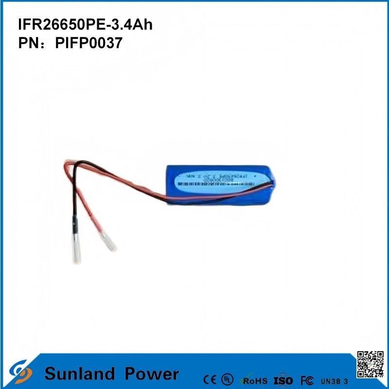 IFR26650PE-3.4Ah 3.2V LiFePO4 배터리 셀 태양광 전등 전등 원경 수명 2000 번