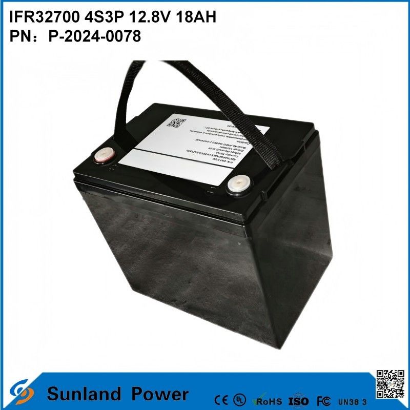 IFR32700 4S3P 12.8V 18Ah 태양광 홍수 조명 높은 밝기 LEDS 정원 태양광 조명 수명po4 배터리