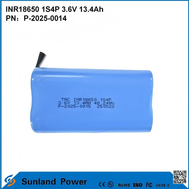 INR18650 1S4P3.6V 13.4Ah 높은 용량과 높은 전압의 완벽한 조합