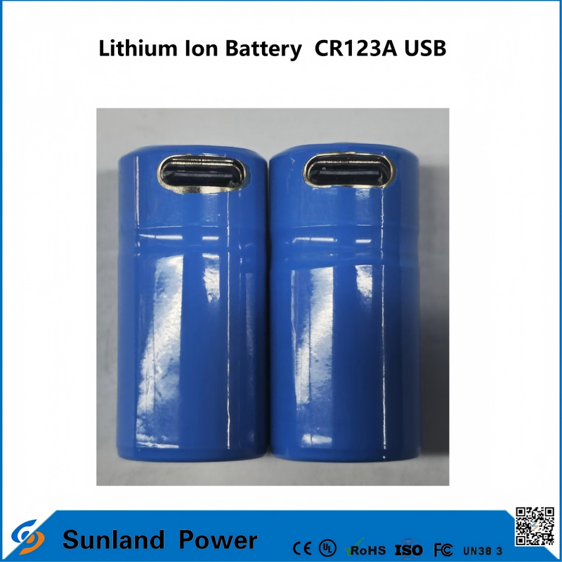 리?? 이온 배터리 CR123A USB는 USB 재충전 가능한 리?? 이온 배터리 생산에 적용됩니다.