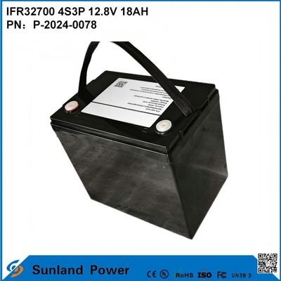 IFR32700 4S3P 12.8V 18Ah 태양광 홍수 조명 높은 밝기 LEDS 정원 태양광 조명 수명po4 배터리