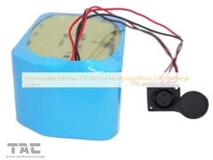 모니터링 장치용 충전식 배터리 12V 3Ah, 3-5C 방전 전류